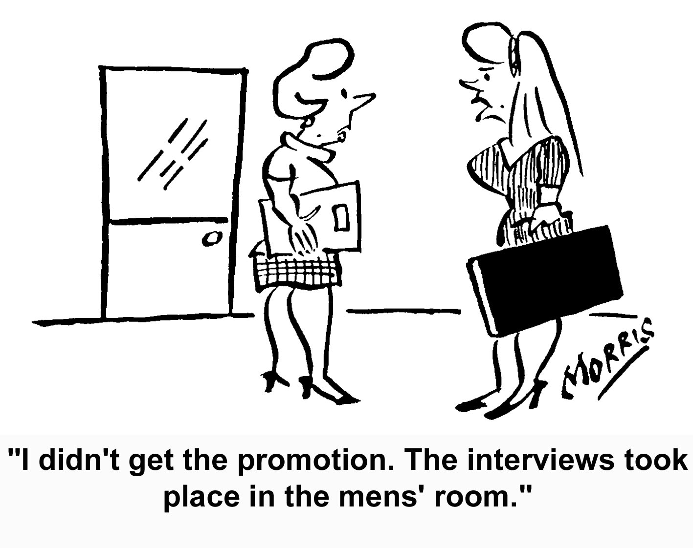 Interview inequality HR cartoon – Ref: 3786 | Business cartoons