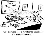 Accountant cartoon, Accountancy cartoon, Auditor cartoon