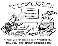 IRS cartoon, Christmas comic, Christmas cartoon