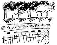 Environment cartoon, Clean Air cartoon
