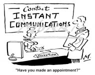 Customer cartoon, Communication cartoon